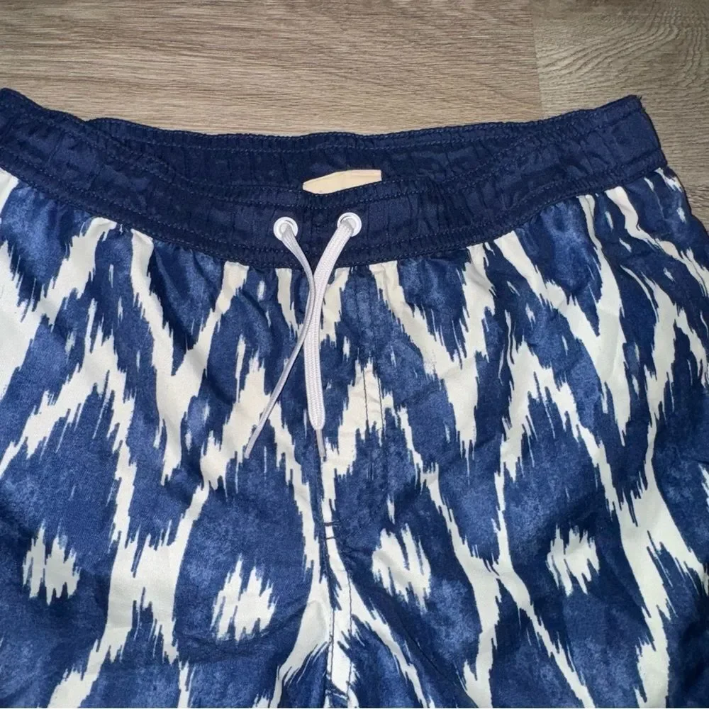 Crazy 8 Navy and White Swimsuit Board Shorts